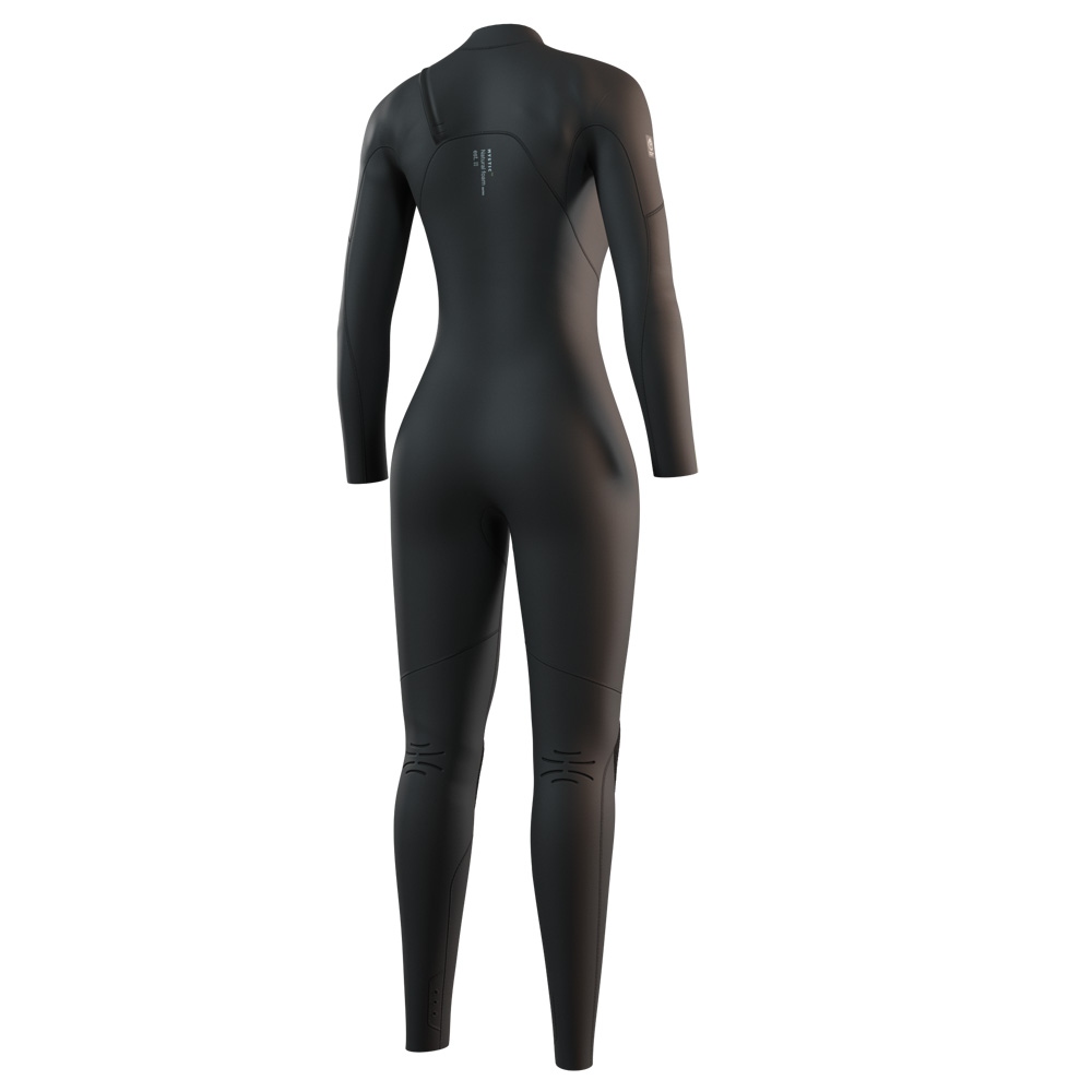 Mystic Evolve fullsuit wetsuit 4/3 mm borstrits dames zwart 2