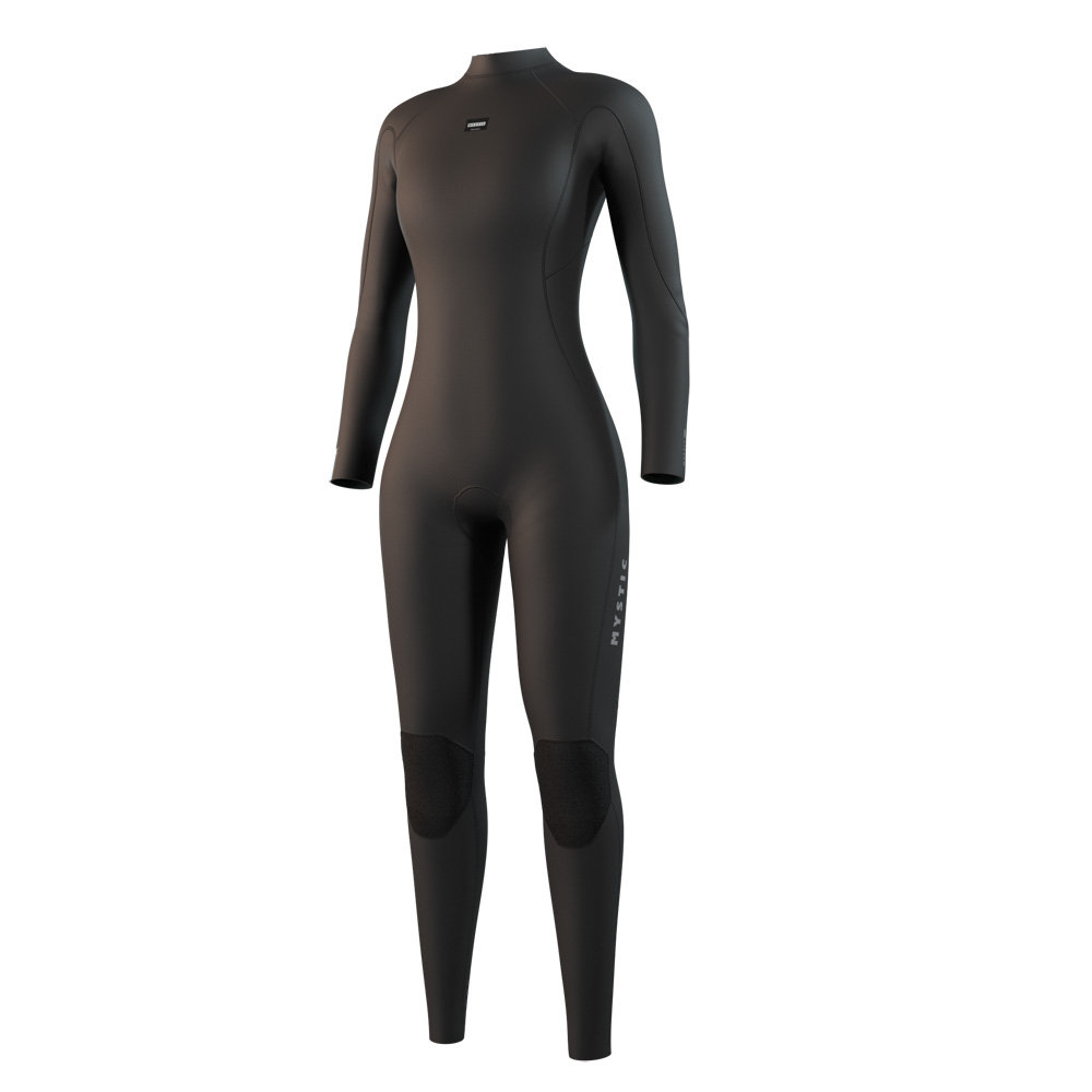 Mystic Haven fullsuit wetsuit 4/3 mm rugrits dames zwart foto 1