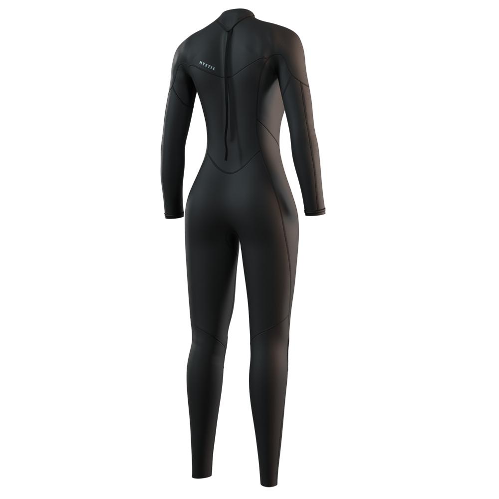 Mystic Brand fullsuit wetsuit 3/2 mm rugrits dames zwart 2