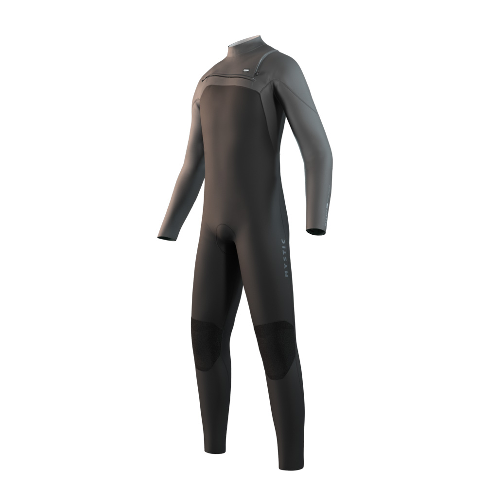 Motion fullsuit 5/3 mm borstrits kind zwart