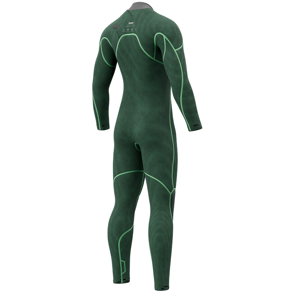 Mystic Majestic fullsuit 5/4 mm borstrits heren zwart 4