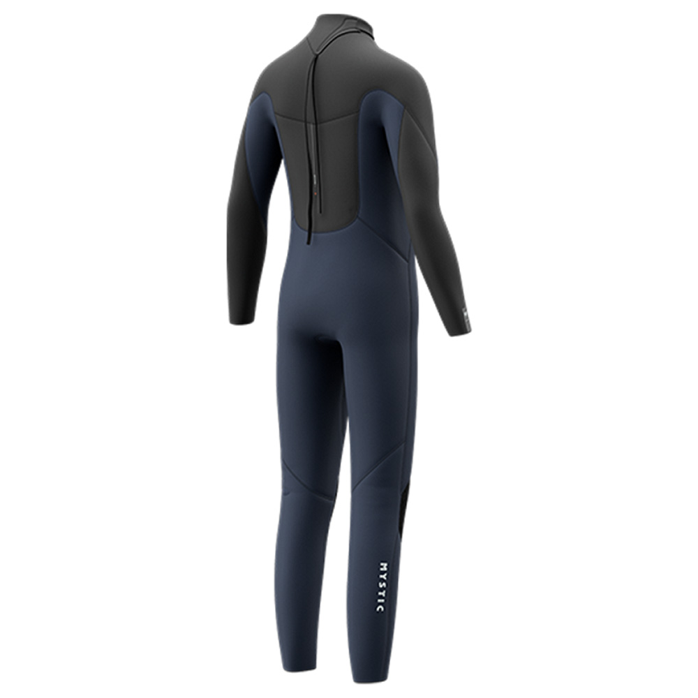 Star fullsuit 5/4 mm rugrits kind zwart/navy