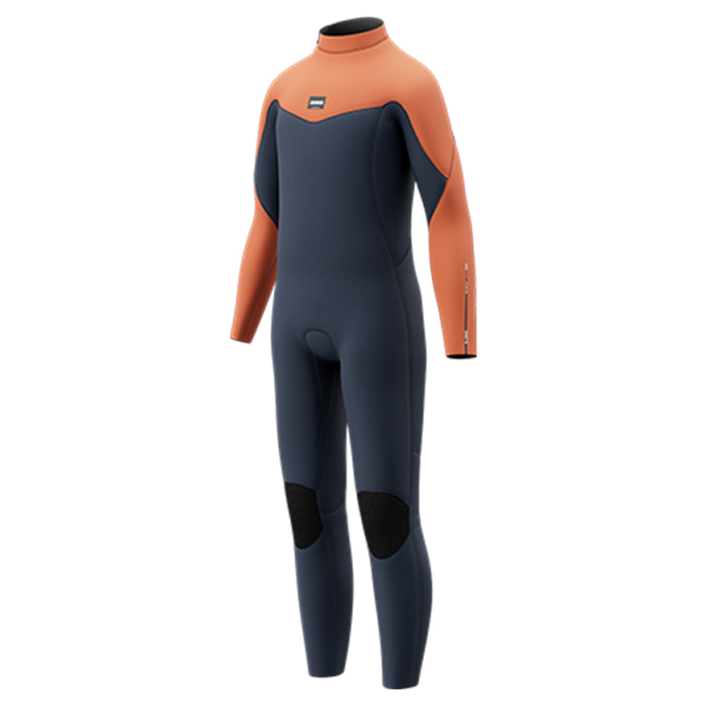 Star fullsuit 5/4 mm rugrits kind navy/oranje
