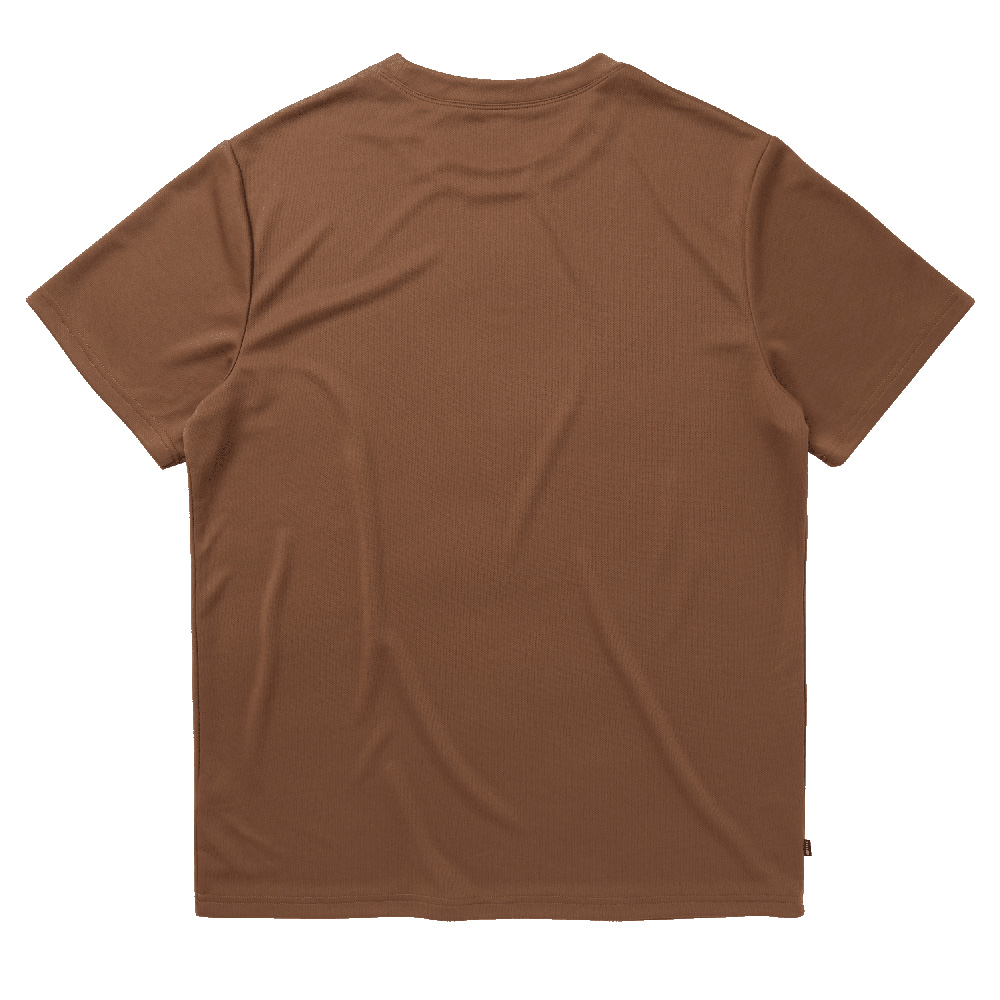 Tactic rash guard korte mouwen heren bruin