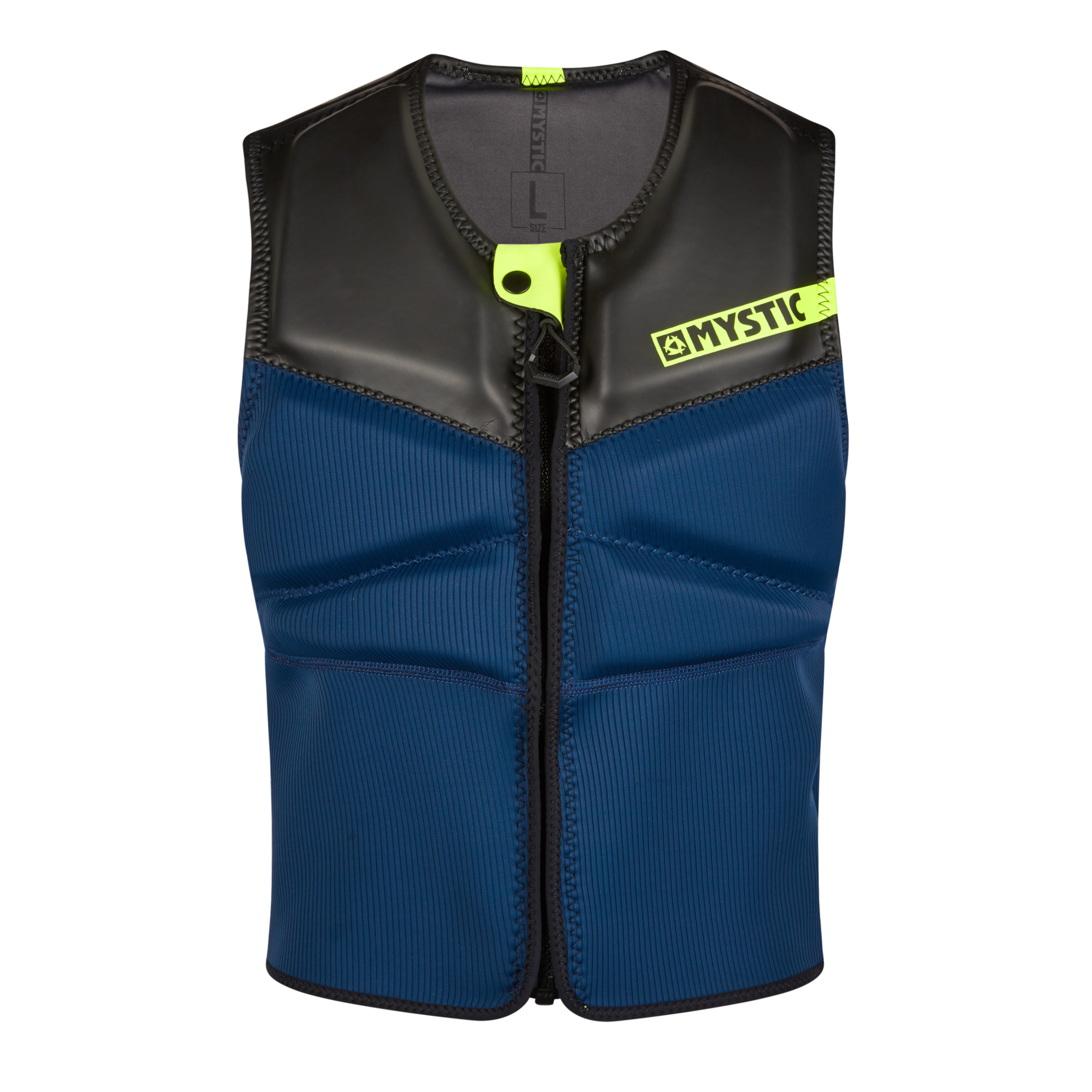 Block Impact Vest borstrits Kite heren navy/lime