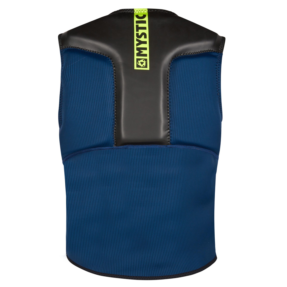 Mystic Block Impact Vest borstrits Kite heren navy/lime 2