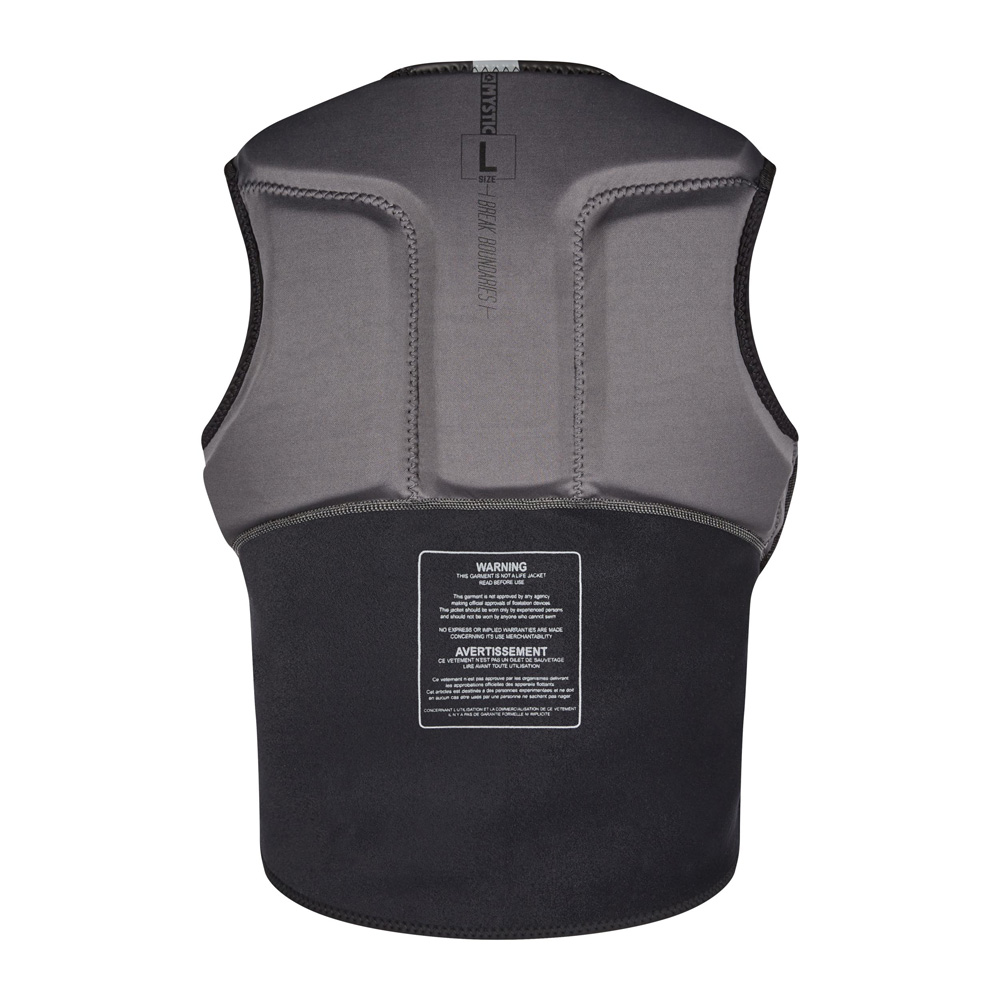 Mystic Block Impact Vest borstrits Kite heren zwart 4