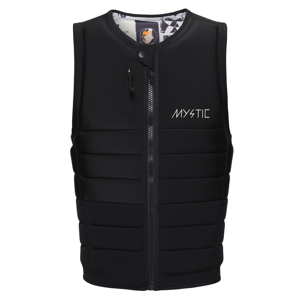 Mystic The Dom impact vest heren borstrits Wake zwart 1