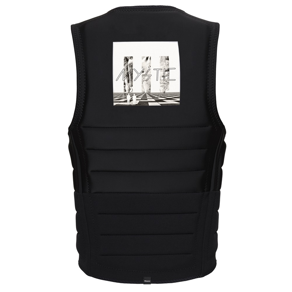 Mystic The Dom impact vest heren borstrits Wake zwart 2