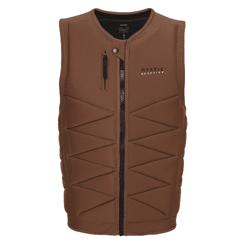 Outlaw impact shield borstrits heren bruin