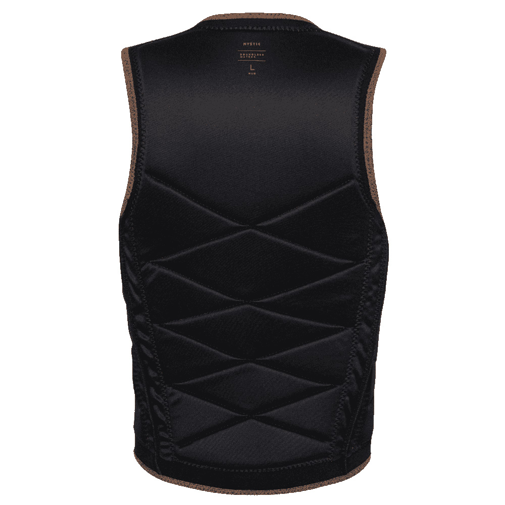 Mystic Outlaw impact shield borstrits heren bruin 4