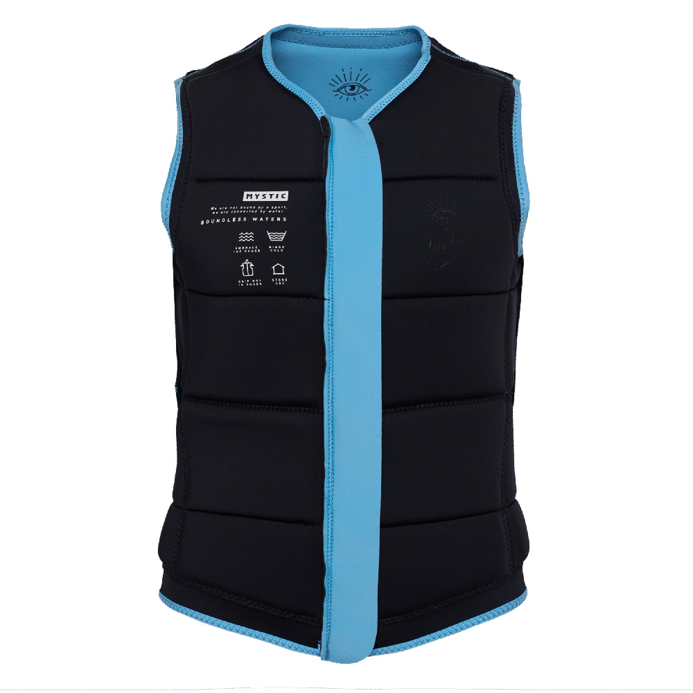Mystic Zodiac impact shield borstrits dames blauw 3