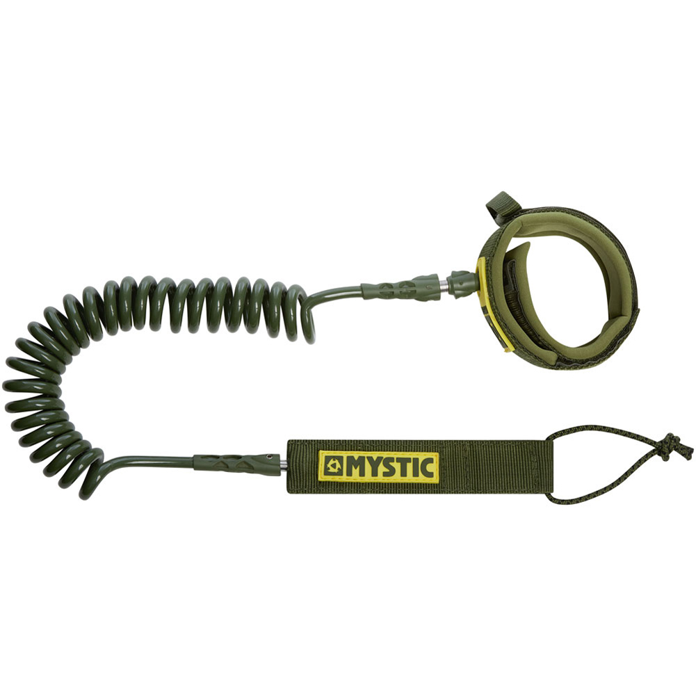 Coiled board leash Dark Leaf