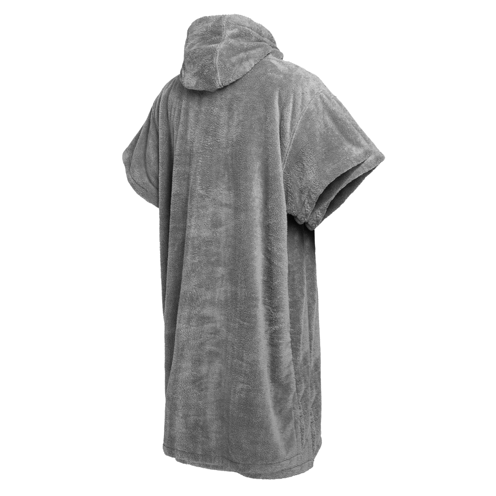 Mystic Poncho Teddy licht grijs 2