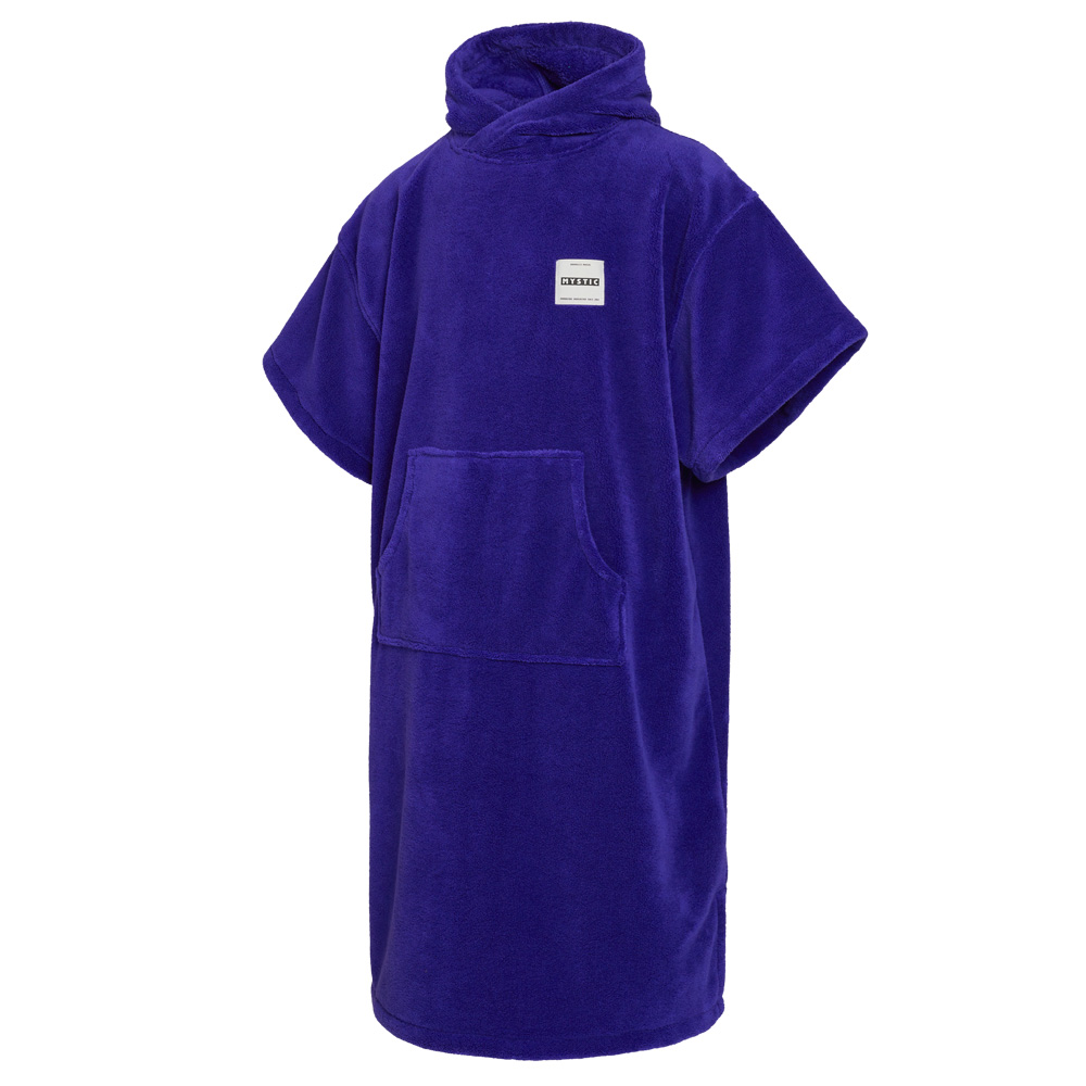 Teddy poncho paars
