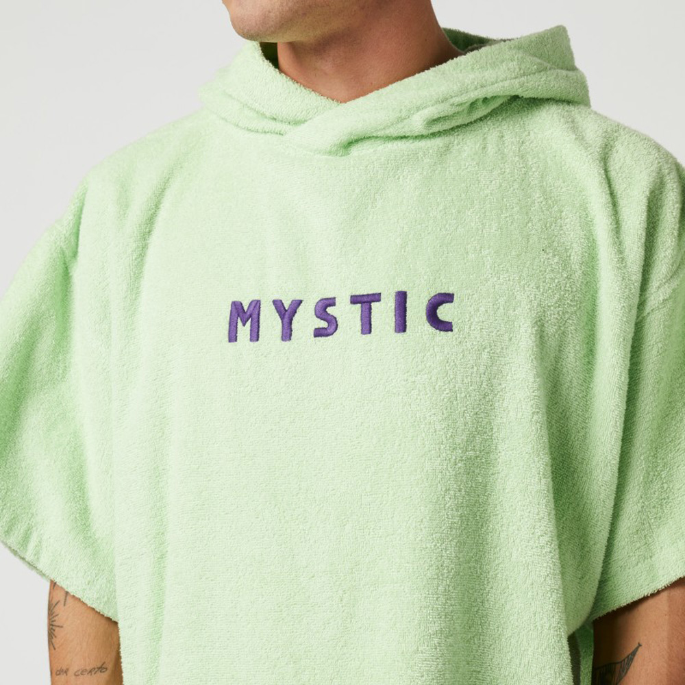 Mystic Brand poncho lime groen 7