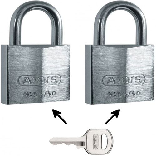 Abus Marine hangslot gehard staal 40mm 2 stuks 2