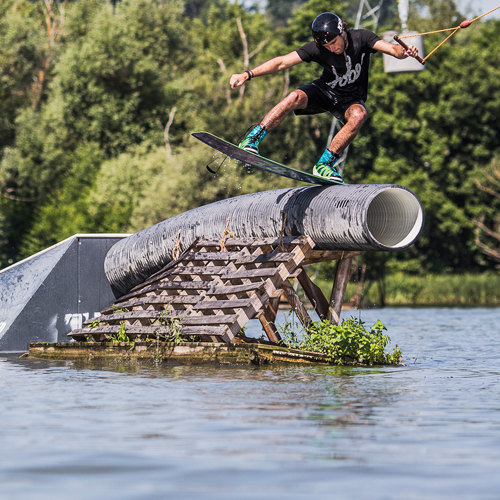 EVO Skins Summer groen wakeboardbinding