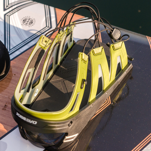 EVO wakeboardbinding skins donker groen