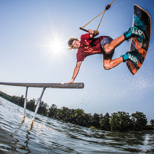 EVO wakeboardbinding skins lichtgrijs