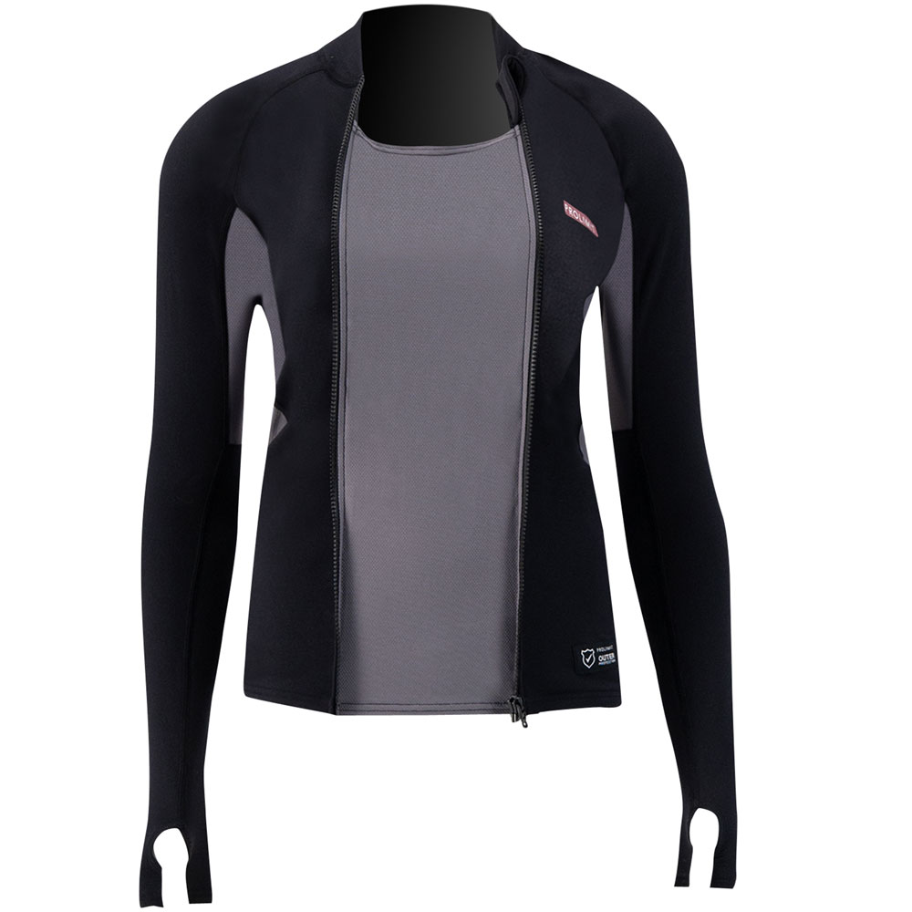 Prolimit Sup top dames Convertible zwart/grijs 3