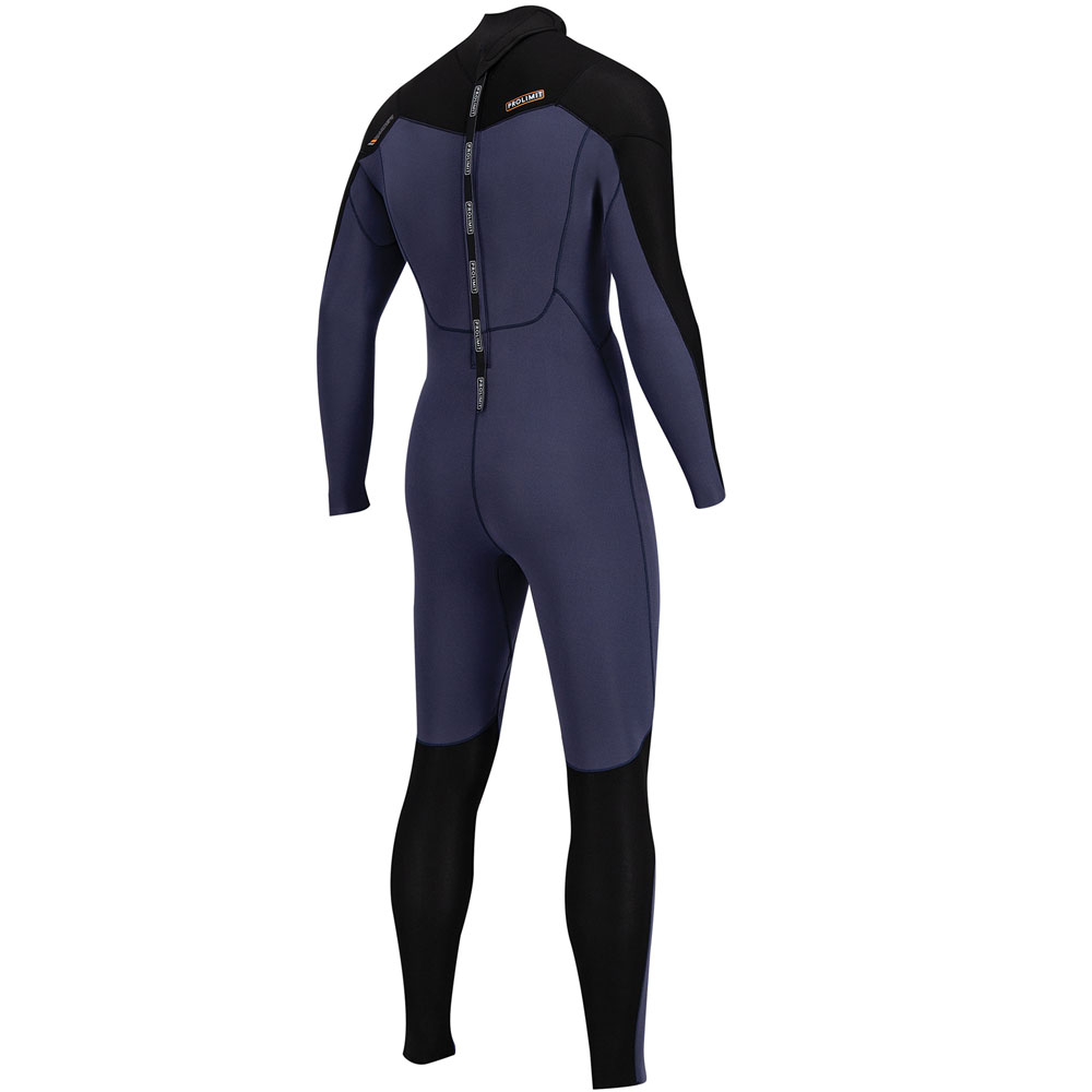 Prolimit Raider Steamer 4/3 rugrits navy/zwart wetsuit heren 2