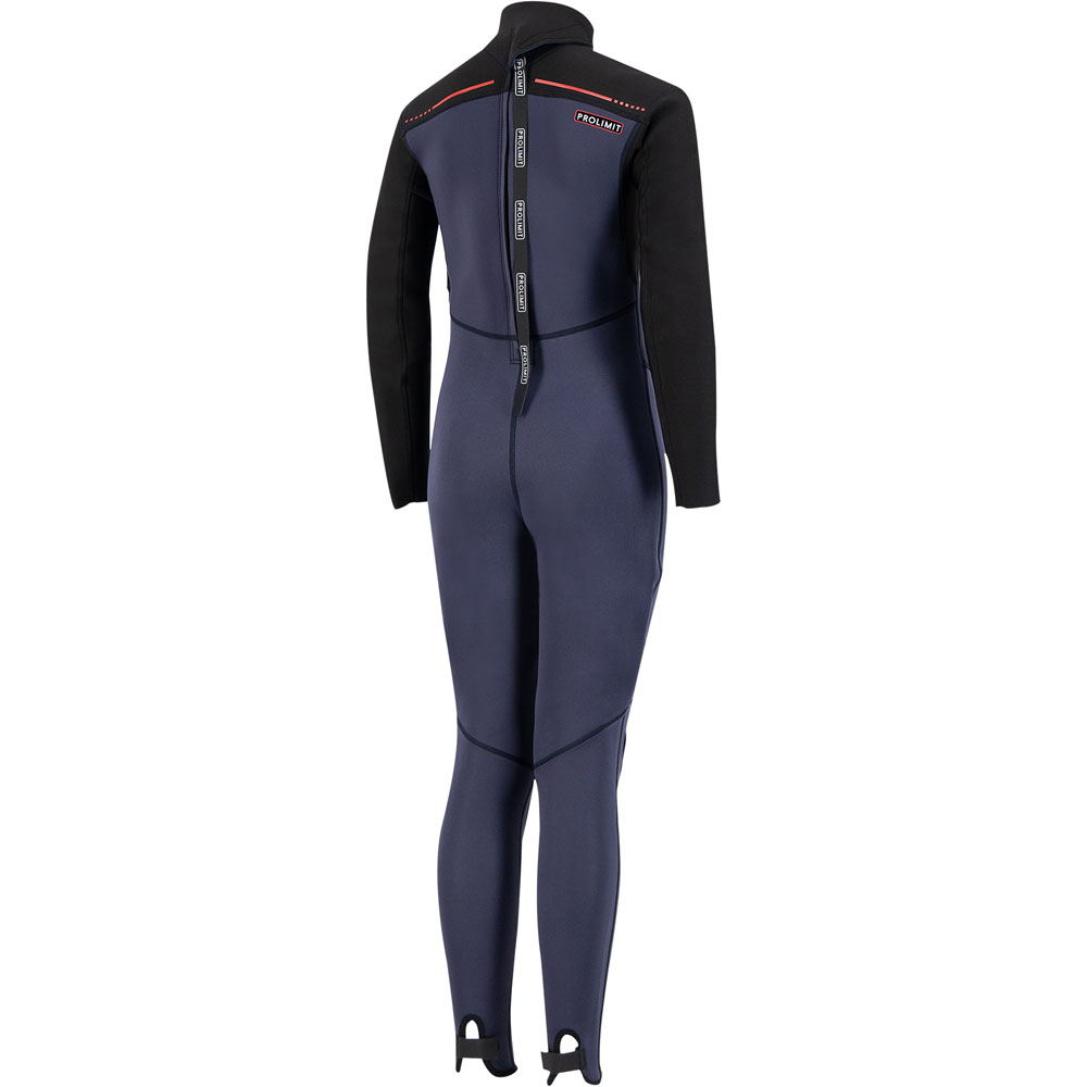Grommet fullsuit 3/2 rugrits blauw/rood kids