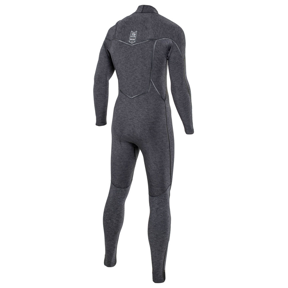 Prolimit Mercury steamer Free-X 4/3 mm borstrits zwart wetsuit heren 2