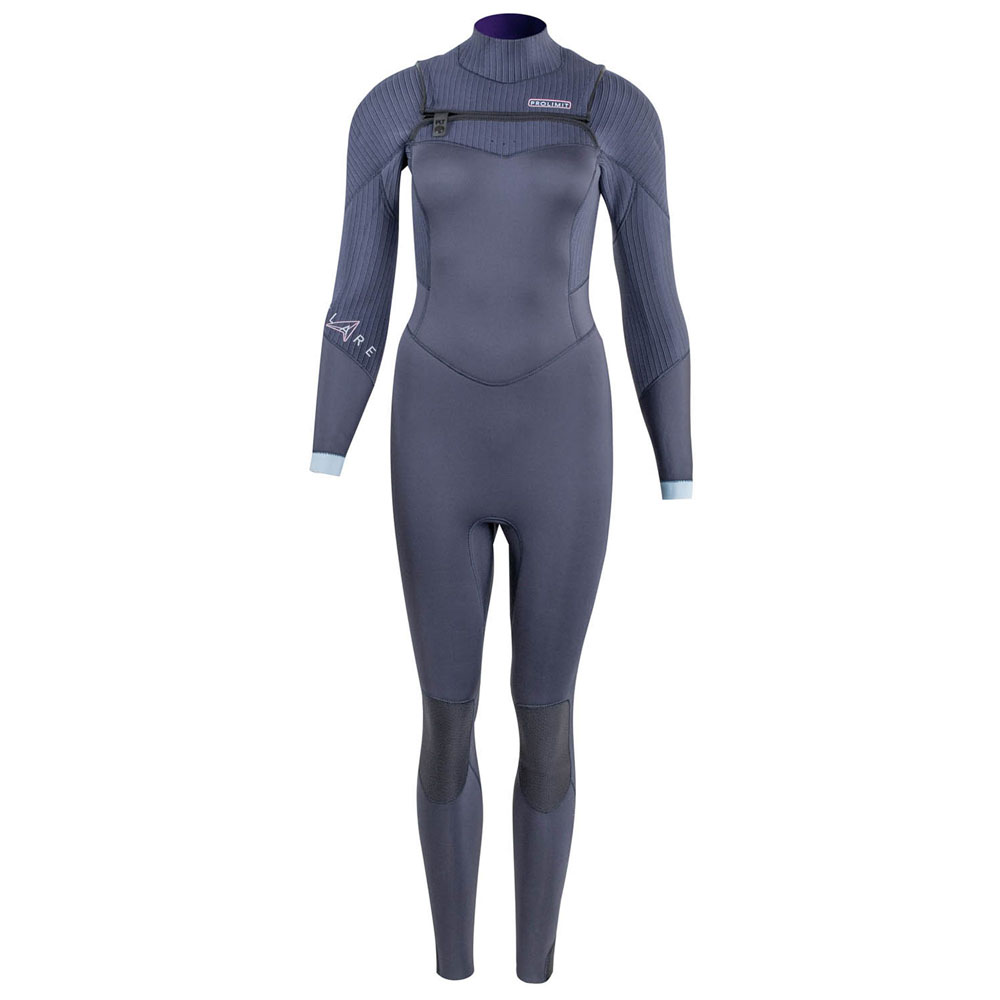 Prolimit Flare steamer DownAirFlex Freezip 4/3 mm borstrits navy wetsuit dames foto 1