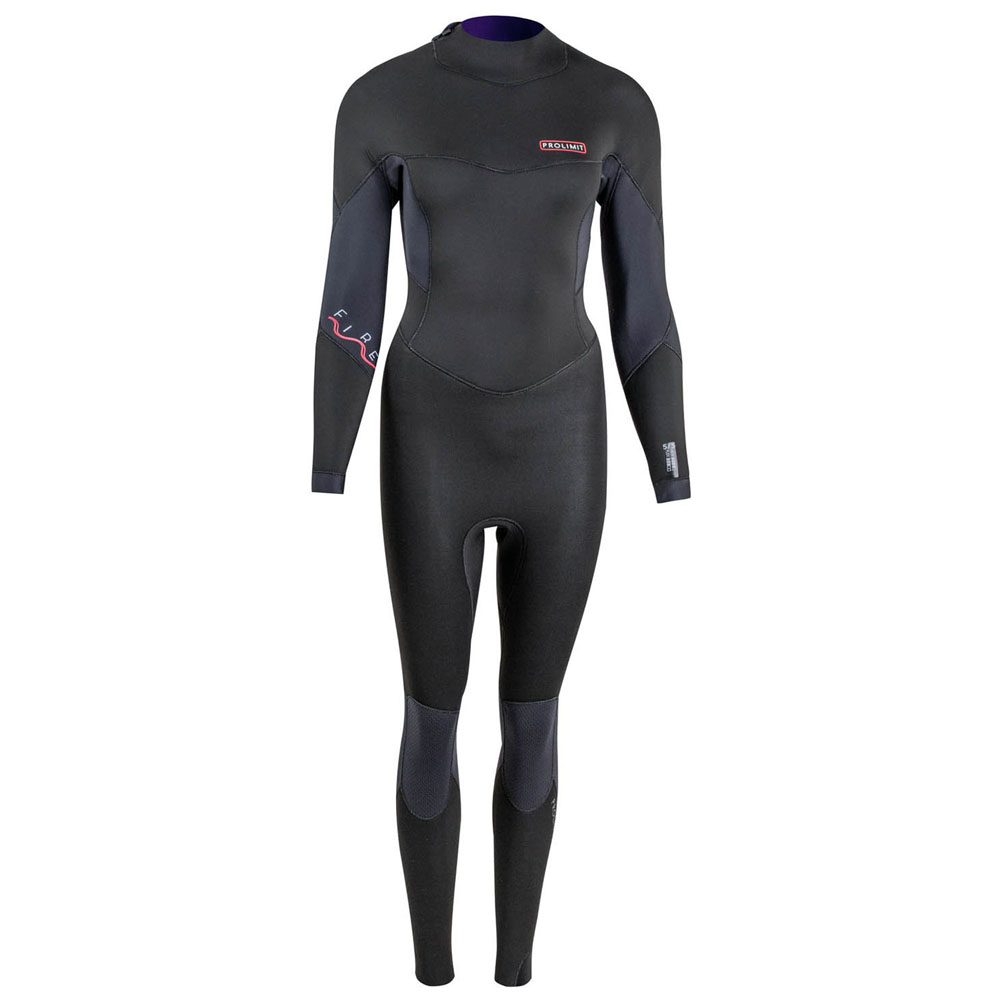 Prolimit Fire steamer 5/3 mm rugrits zwart wetsuit dames 2