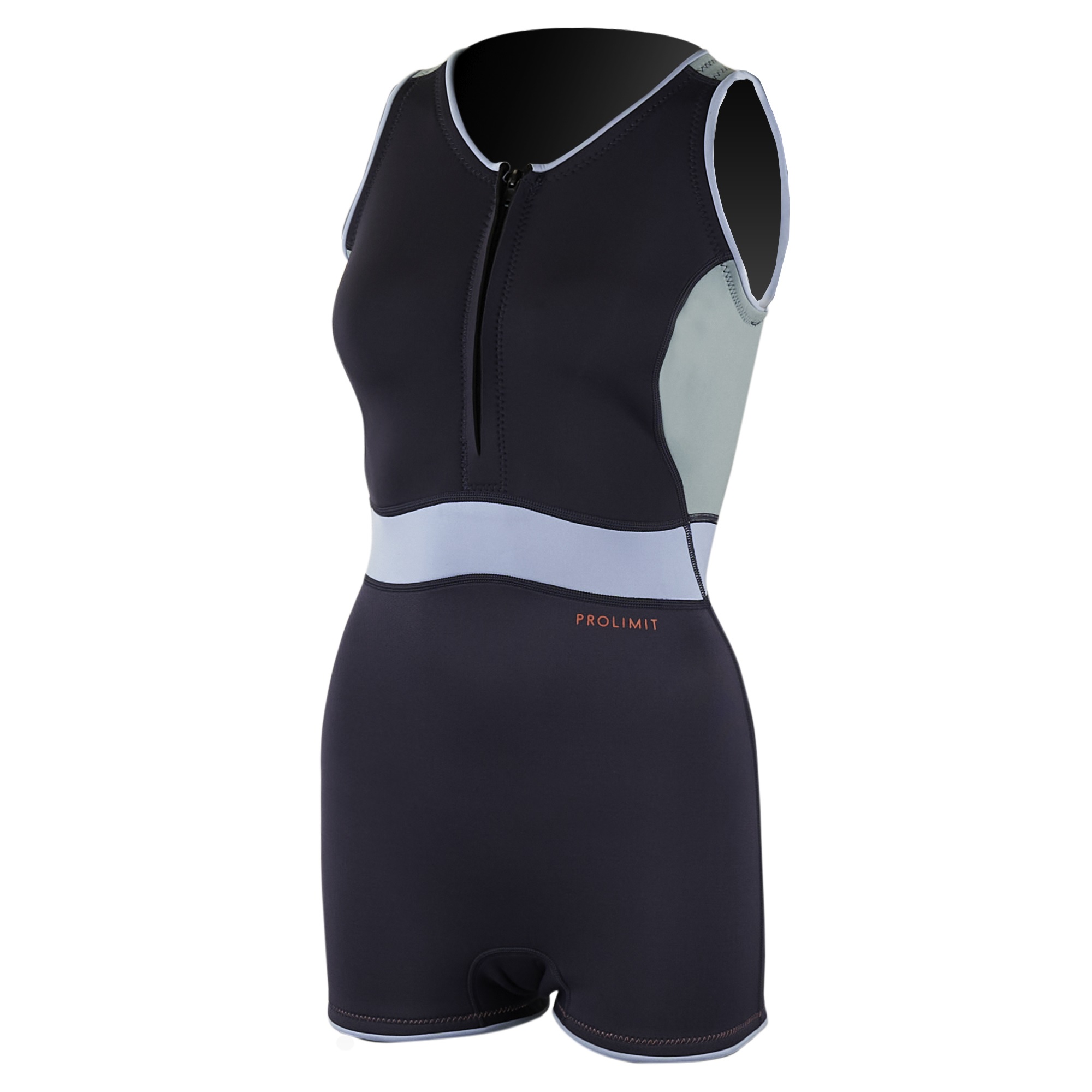 Prolimit Fire sleeveless shorty 2/2 mm borstrits blauw wetsuit dames 1