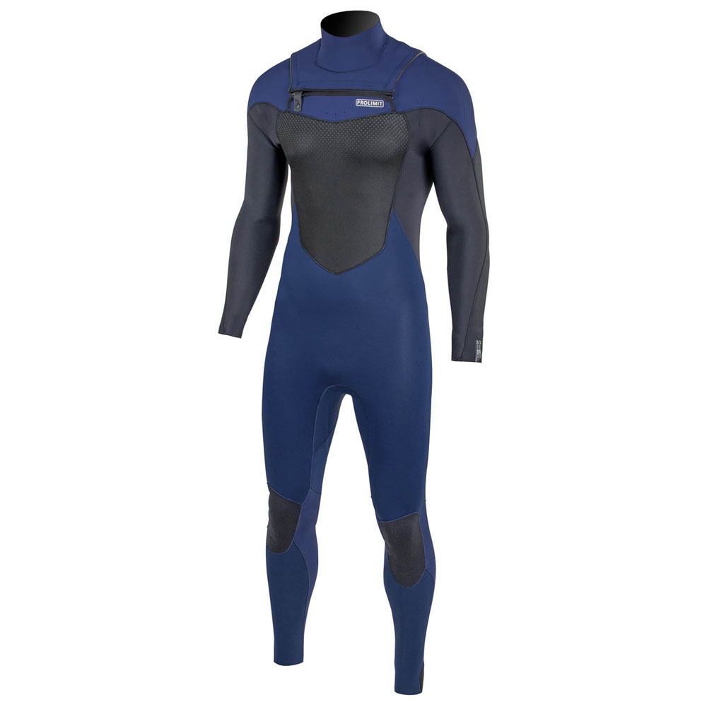 Prolimit Fusion steamer Freezip tiener 5/3 mm borstrits navy wetsuit kind 2