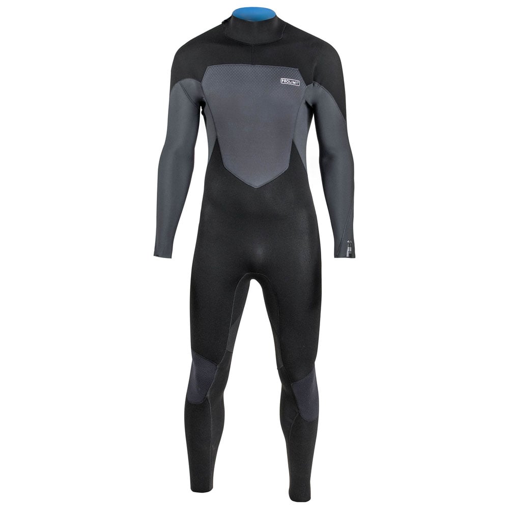 Prolimit Fusion steamer 4/3 mm rugrits zwart wetsuit heren foto 1