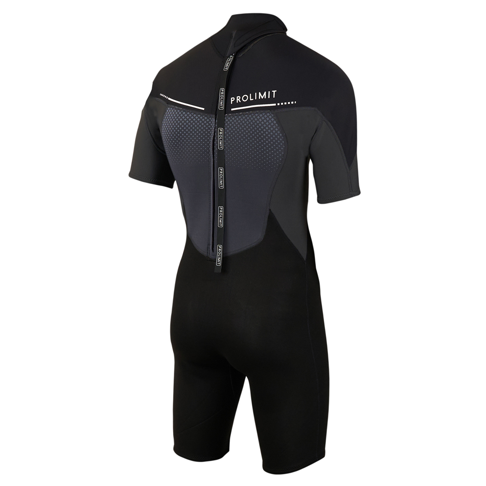 Prolimit Fusion shorty 2/2 mm rugrits zwart wetsuit heren 3