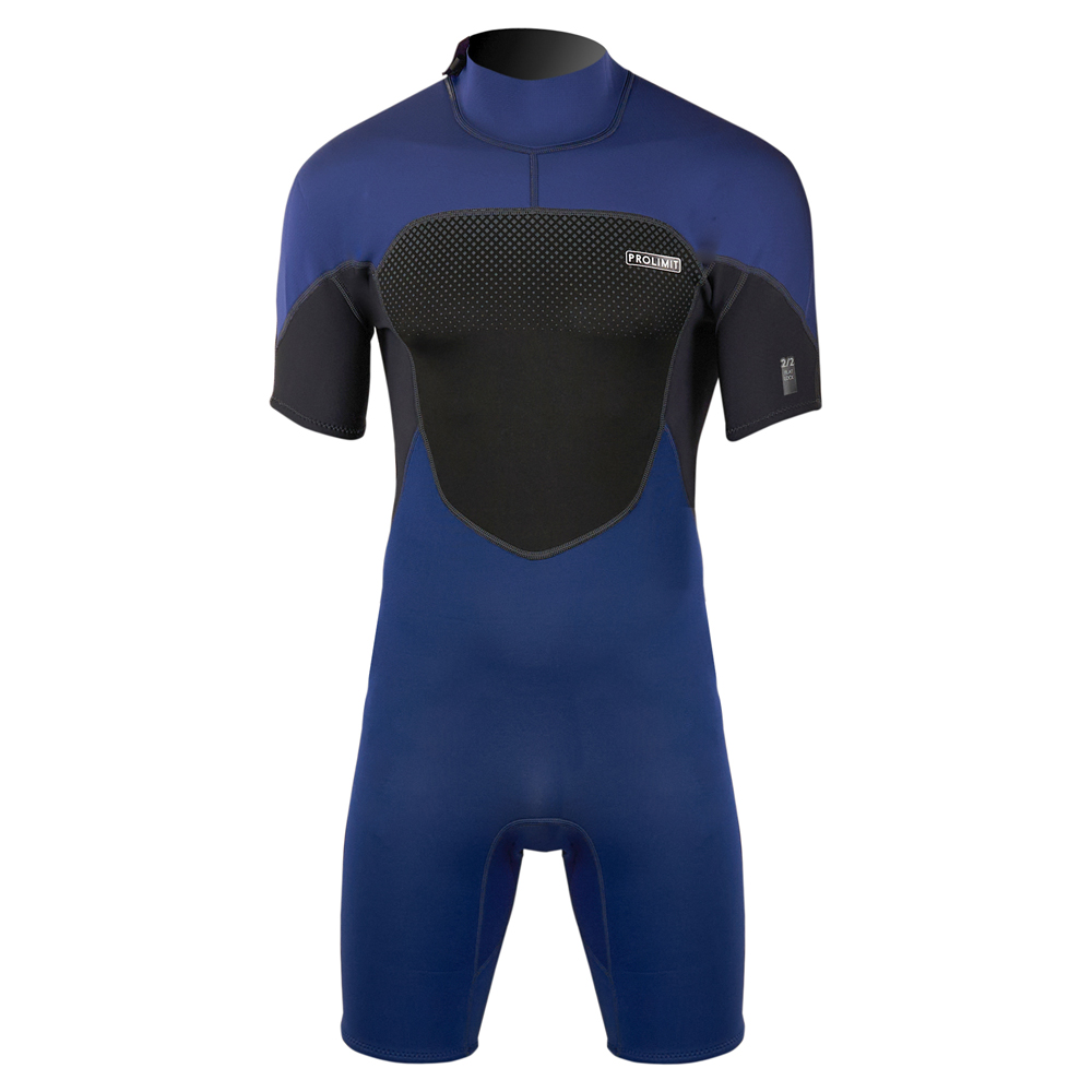 Prolimit Fusion shorty 2/2 mm rugrits navy wetsuit heren 1