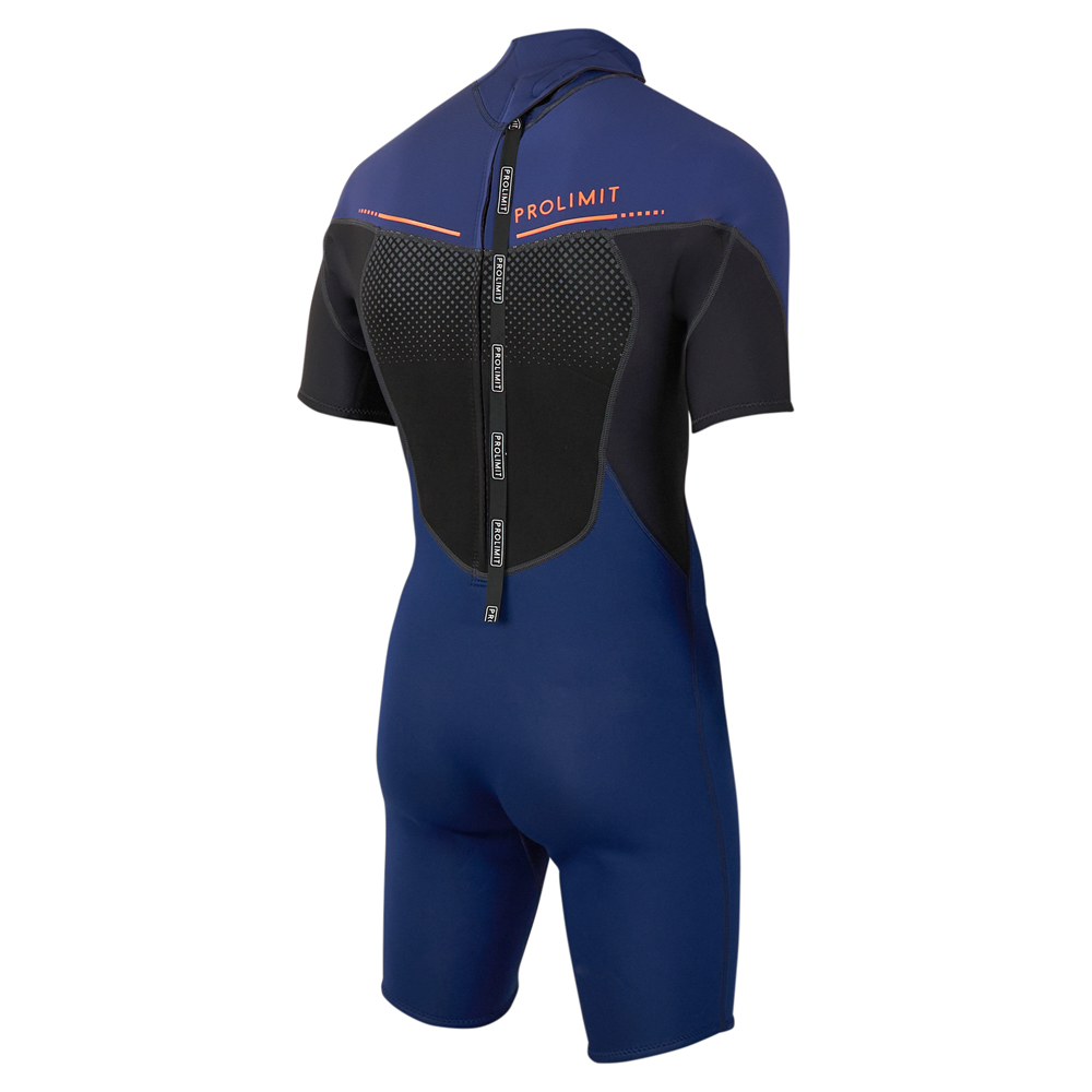 Prolimit Fusion shorty 2/2 mm rugrits navy wetsuit heren 3