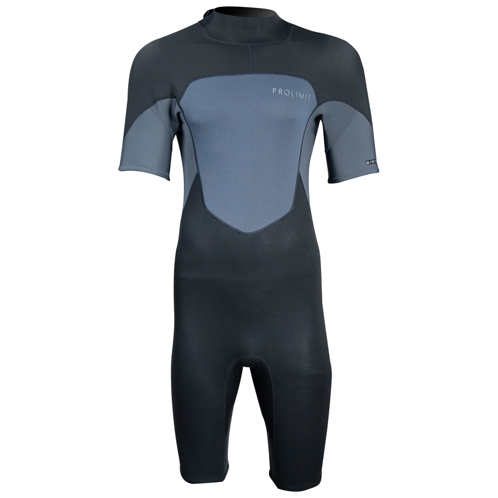 Fusion shorty heren zwart rugrits 2/2 mm