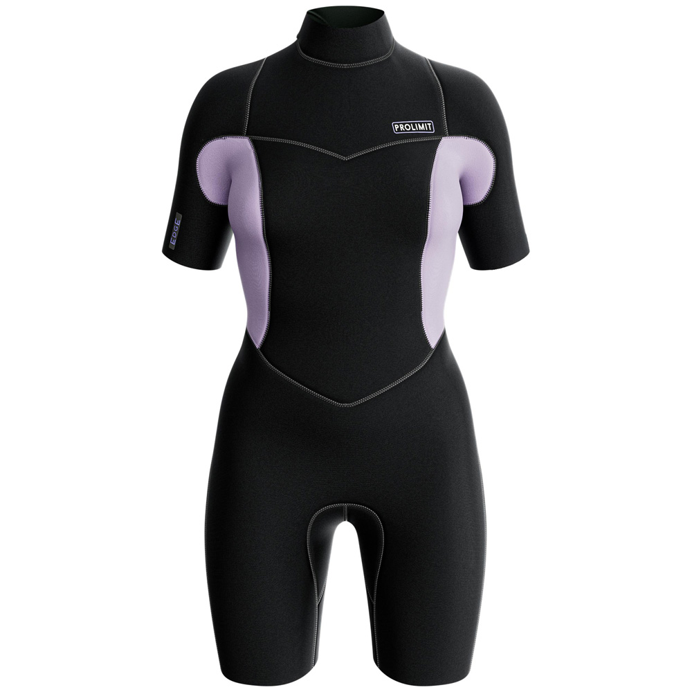 Edge shorty wetsuit 2/2 mm rugrits dames lila