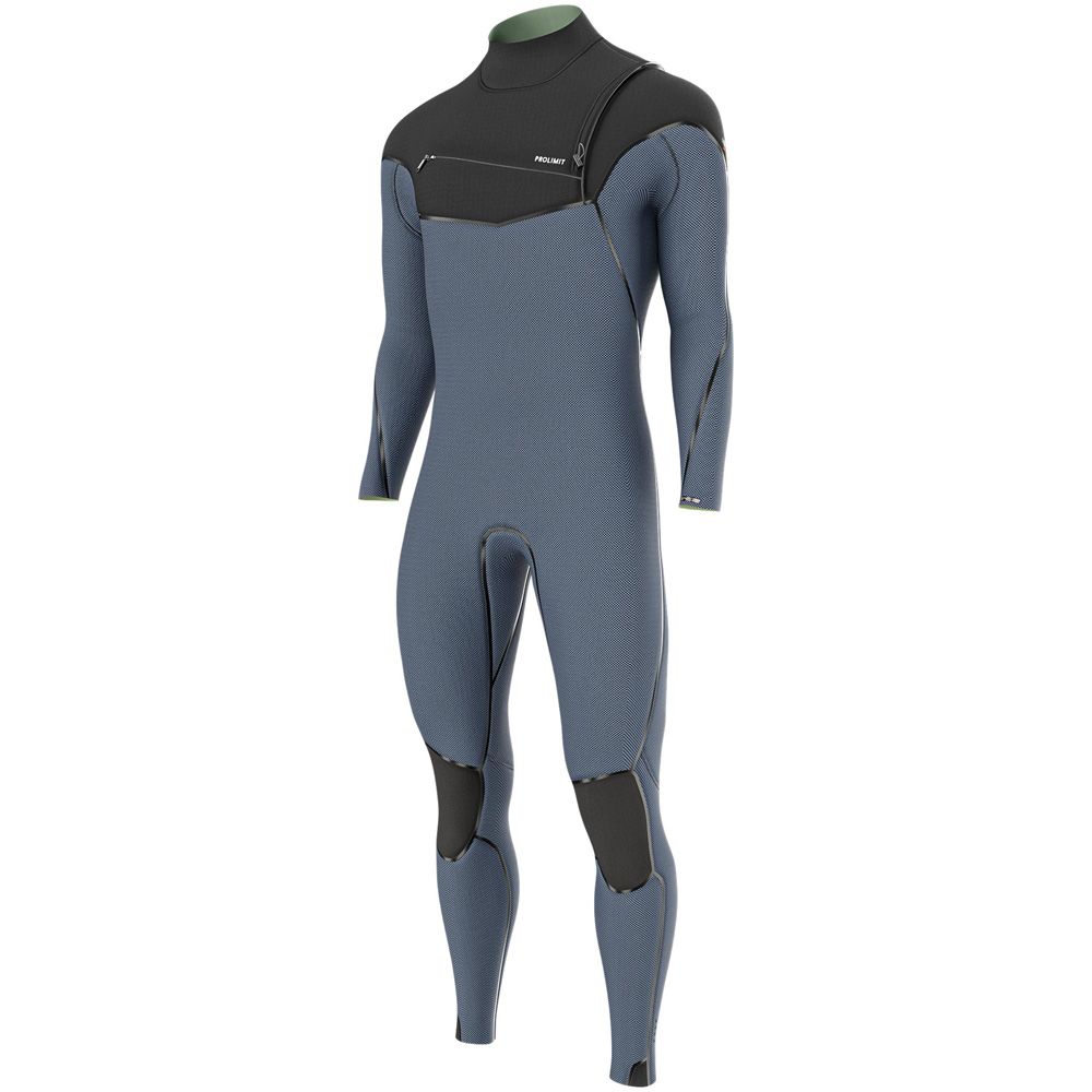 Prolimit Vapor steamer wetsuit 5/4 mm borstrits heren blauw foto 1
