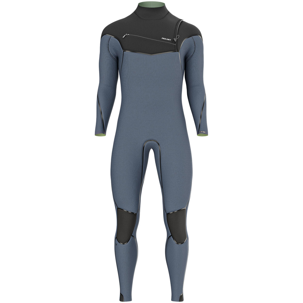 Prolimit Vapor steamer wetsuit 5/4 mm borstrits heren blauw 2