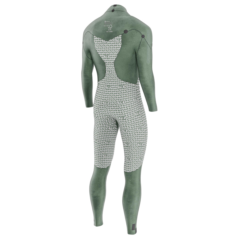 Prolimit Vapor steamer wetsuit 5/4 mm borstrits heren blauw 6