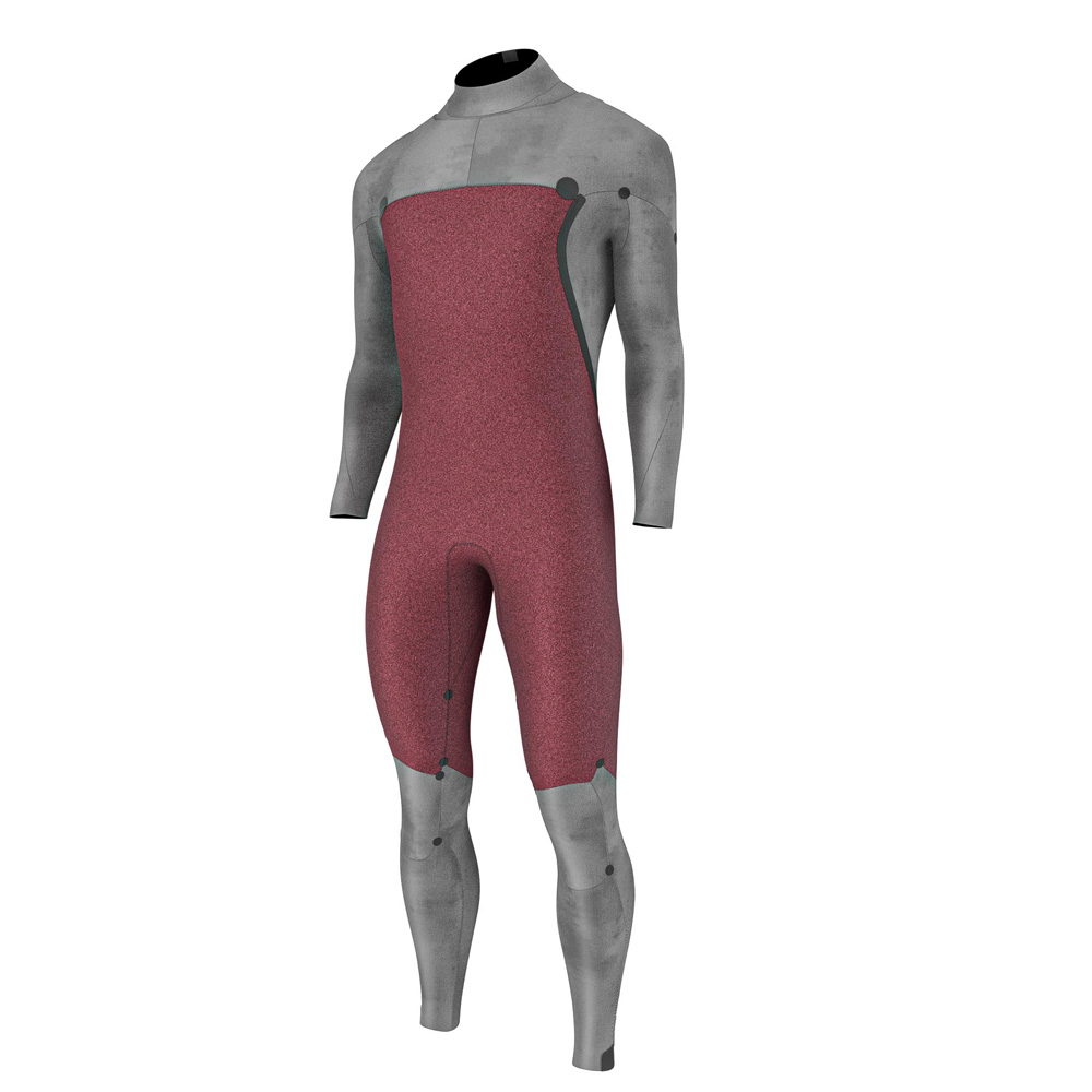 Prolimit PF3 steamer wetsuit 6/4 mm borstrits heren zwart 4