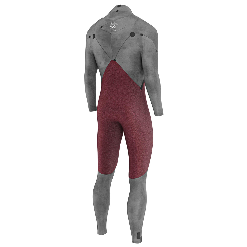 Prolimit PF3 steamer wetsuit 5/4 mm borstrits heren zwart 6