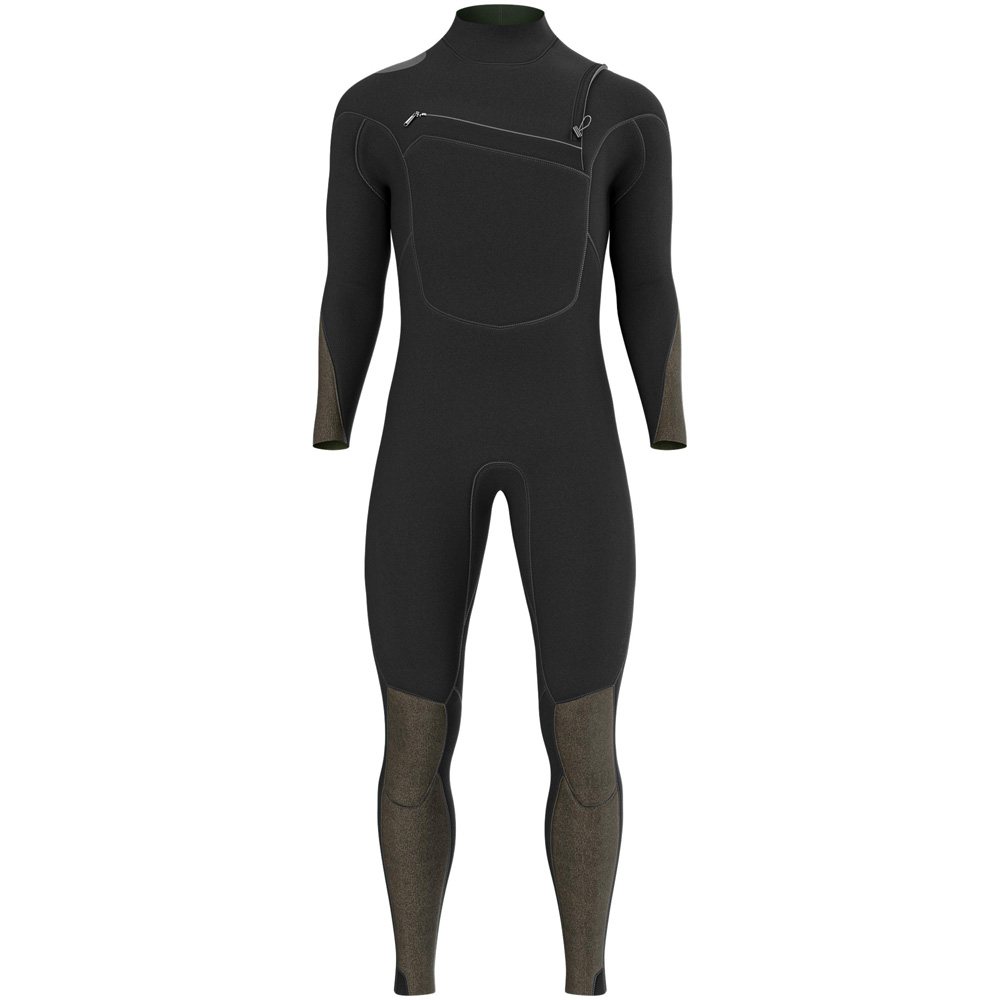 Prolimit Shield foil steamer 5/4 mm borstrits heren zwart 2