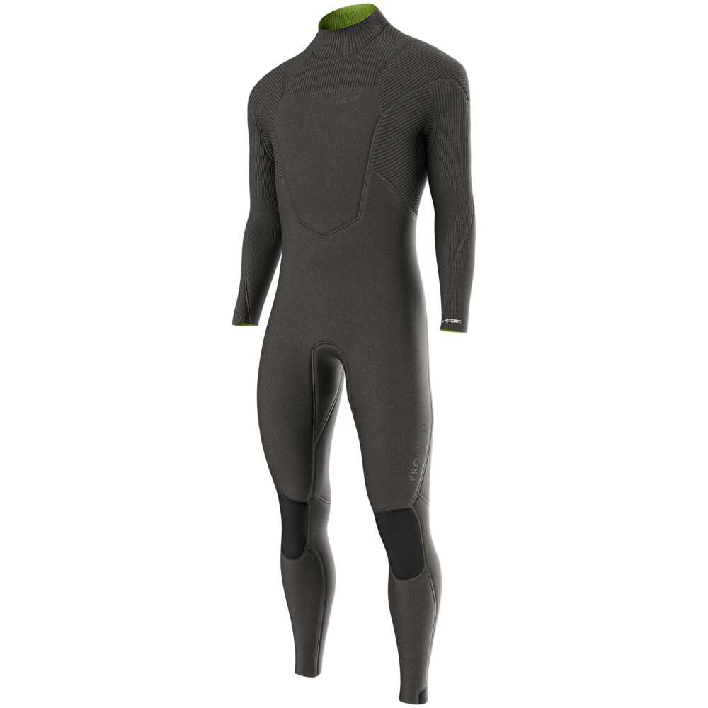 Prolimit Predator steamer wetsuit 5/4 mm rugrits heren zwart foto 1