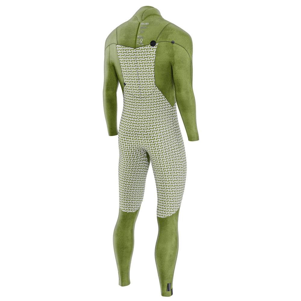 Prolimit Predator steamer wetsuit 5/4 mm rugrits heren zwart 6