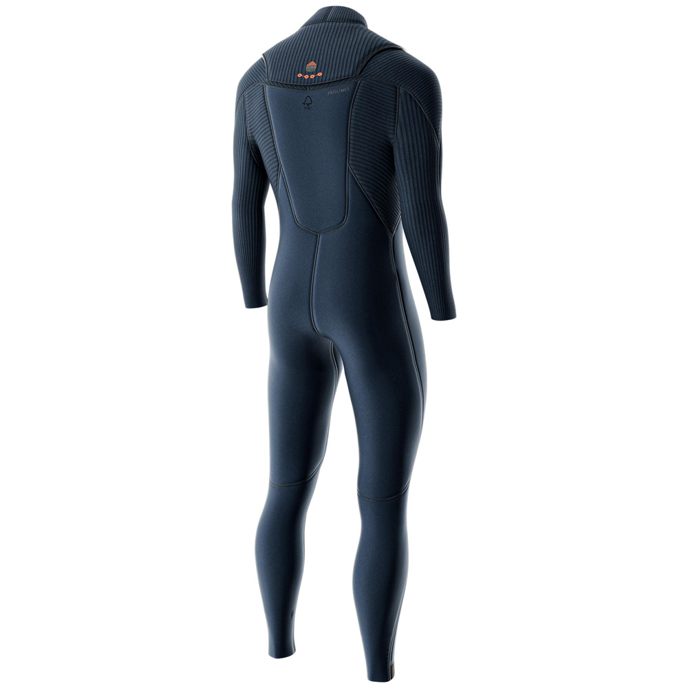 Prolimit Predator fullsuit wetsuit 3/2 mm borstrits heren blauw 3