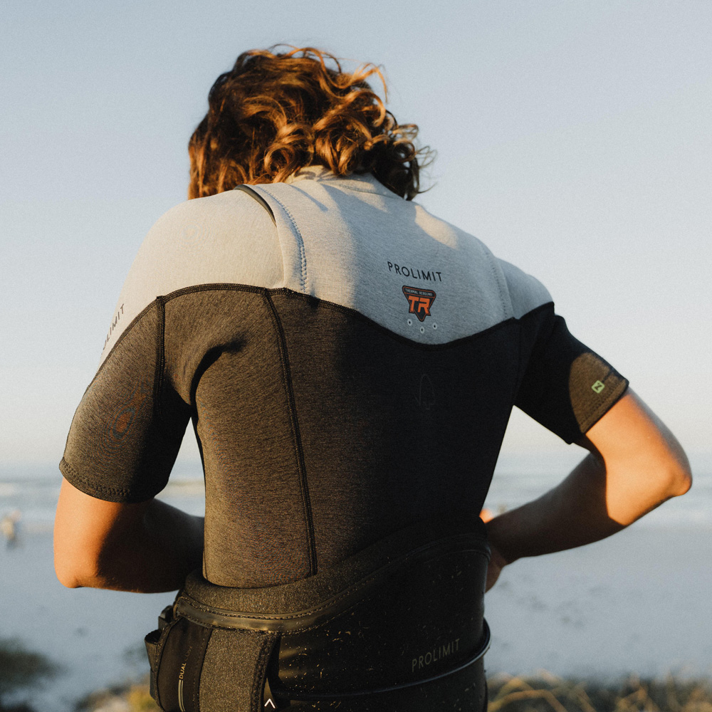 Prolimit Mercury shorty wetsuit 2/2 mm borstrits heren grijs 6