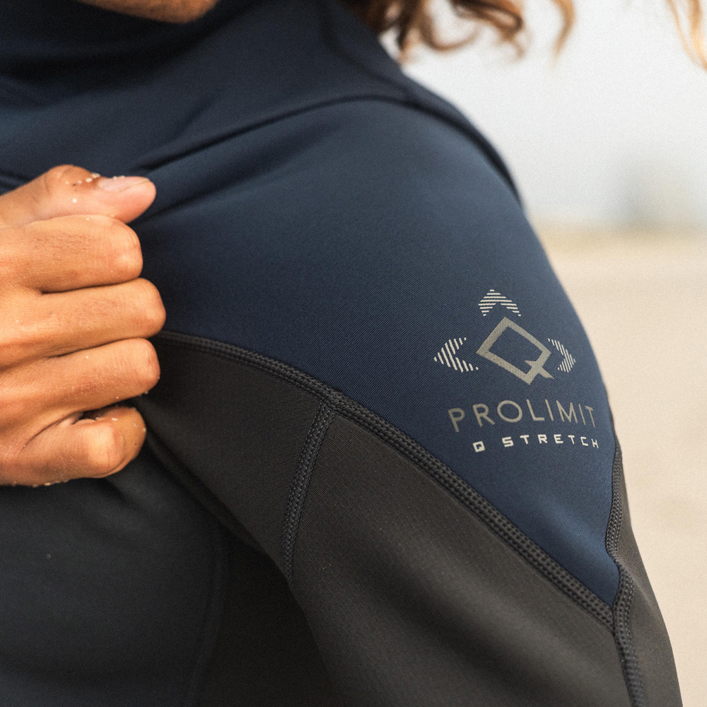Prolimit Fusion steamer wetsuit 4/3 mm rugrits heren blauw 8