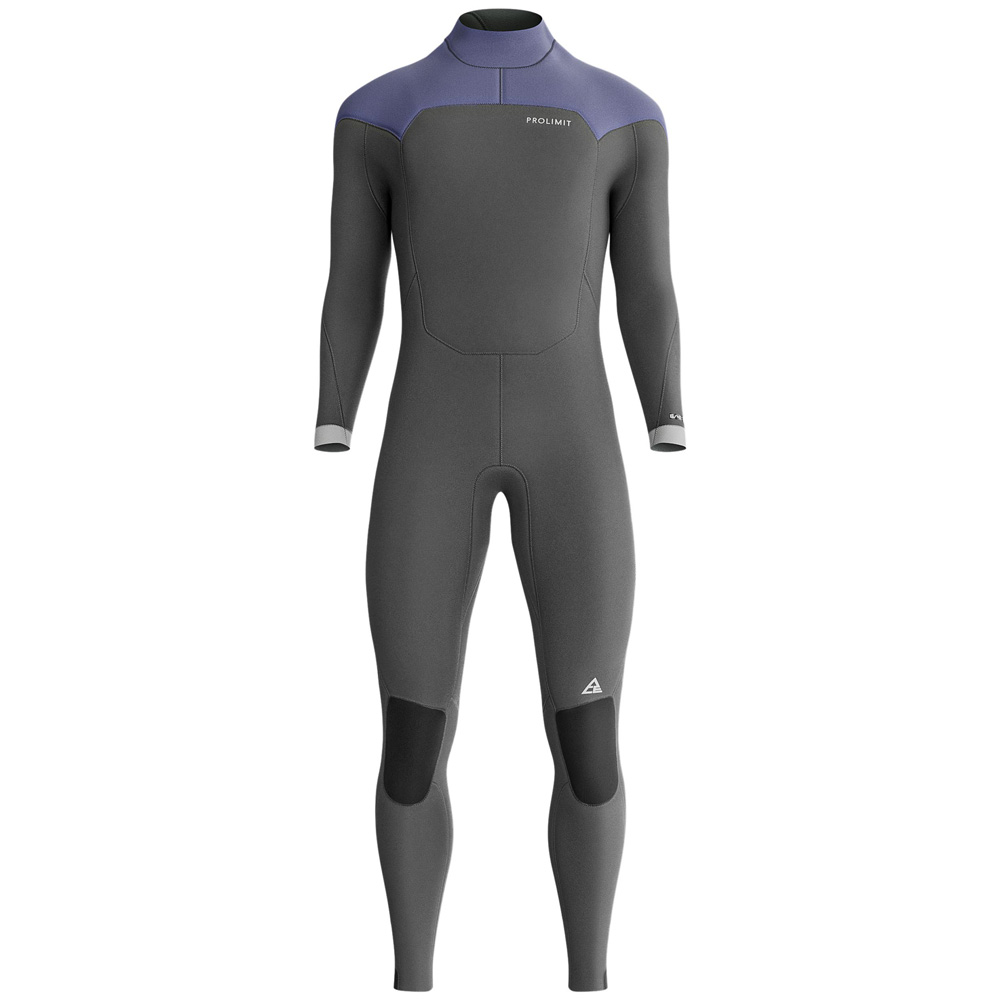 Prolimit ACE steamer wetsuit 5/4 mm rugrits heren grijs 2